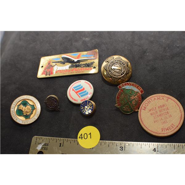 Antique pin lot