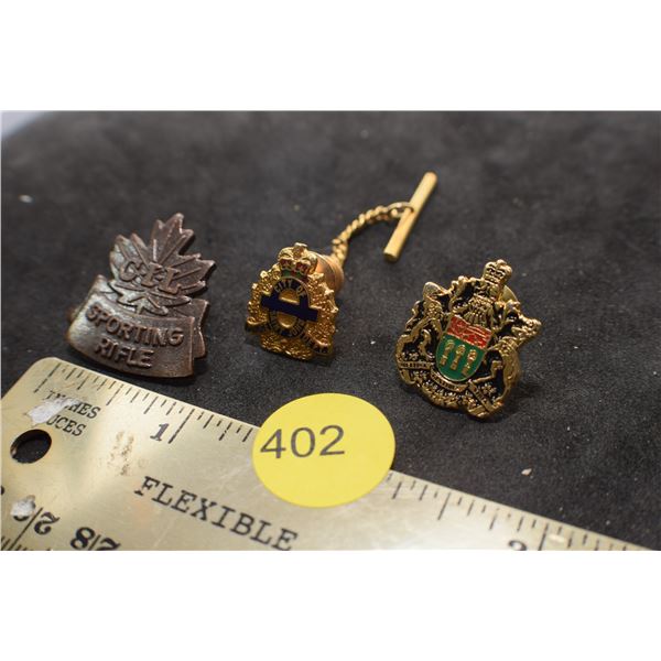 Police pins & CIL shooting pin