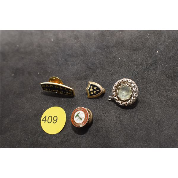 Railway pin prison pin etc.