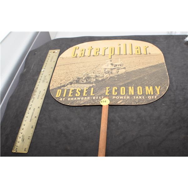 Antique Caterpillar fan steel wheel