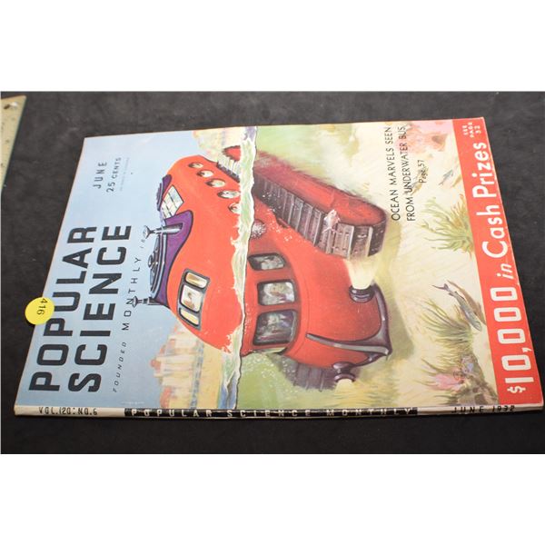 Clean 1932 Popular Science