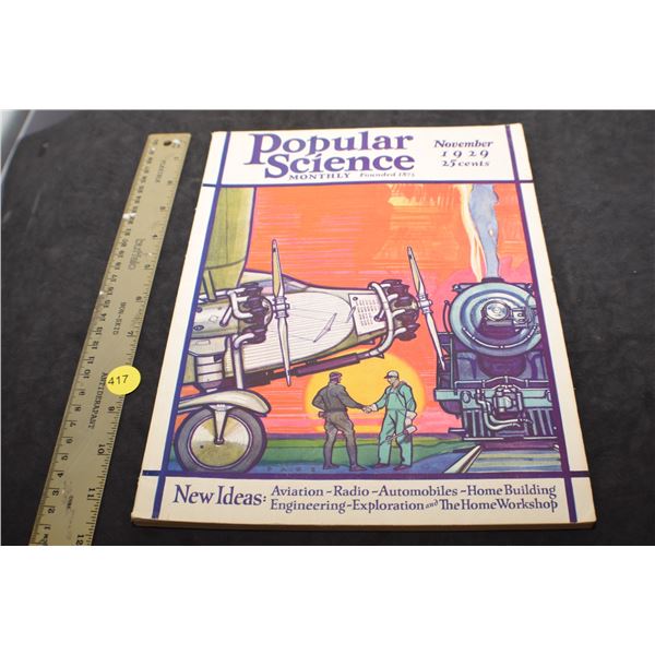 Clean 1929 Popular Science