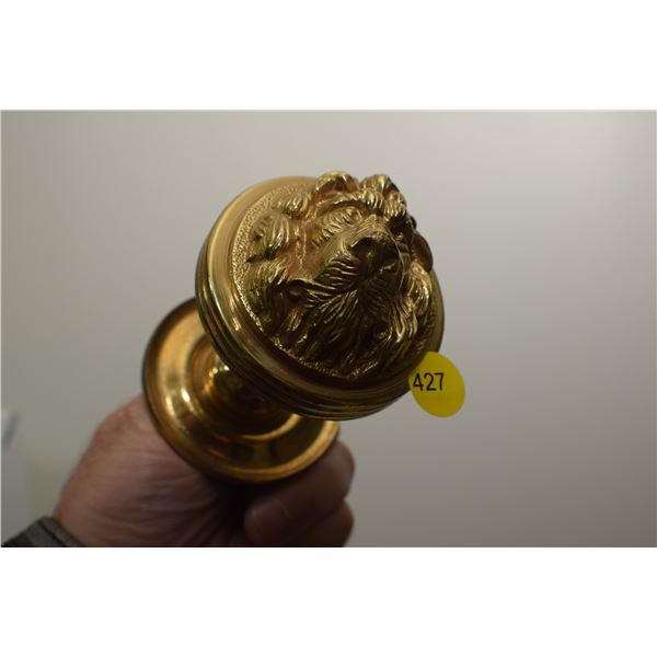 Heavy solid brass door pull