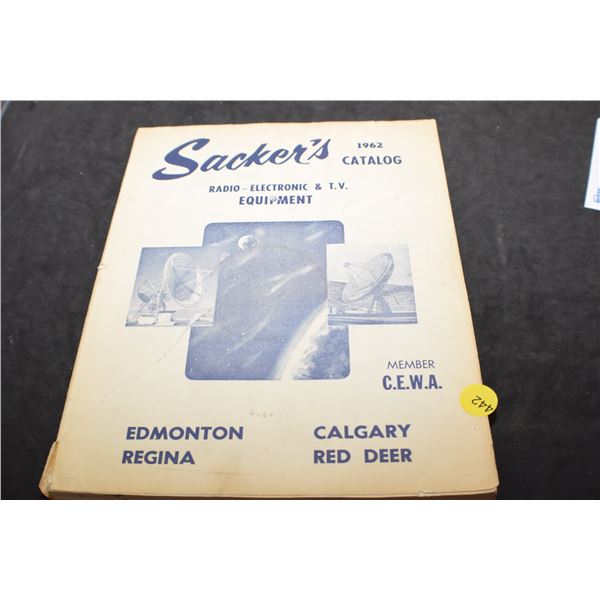 1962 Radio/TV catalog tube amp stereo speakers