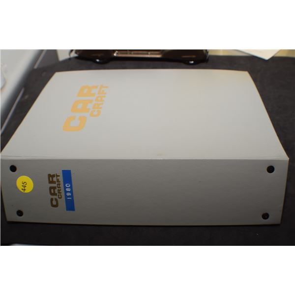 1980 Car Craft magazines full year