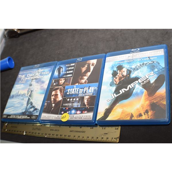 Blu-Ray movies X 3