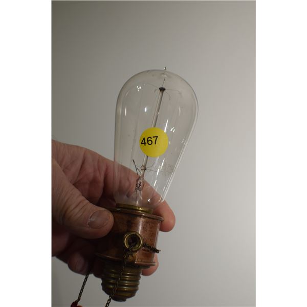 Very Old Light Bulb & Socket