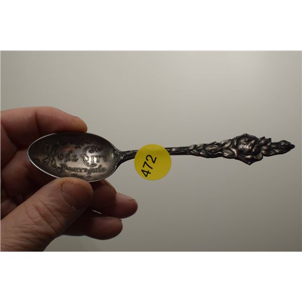 Sterling Rose City spoon