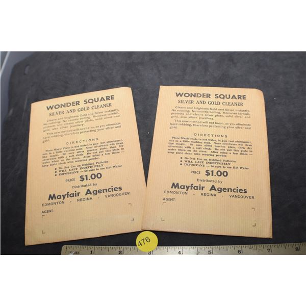 Antique NOS Silver cleaners