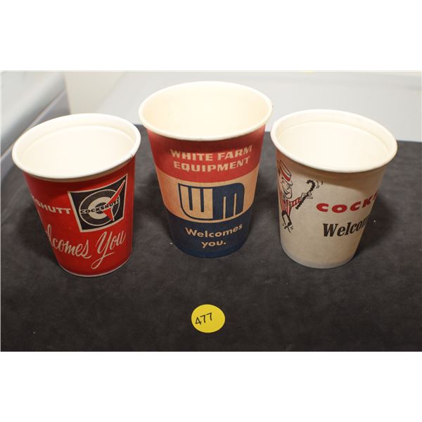 Cockshutt & White vintage cups