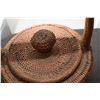 Image 2 : Wonderful Antique American Indian basket, lid fits like a cover