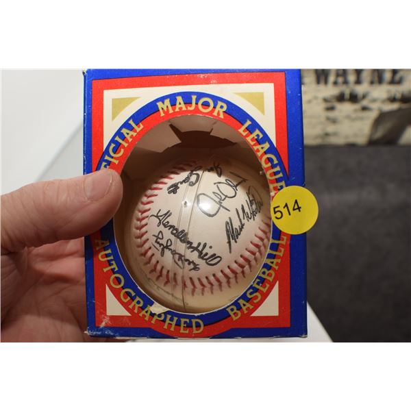 1982 Signed NOS Baseball