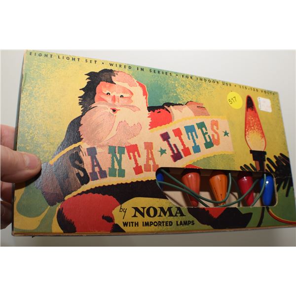 NOS Noma Santa Lites Christmas