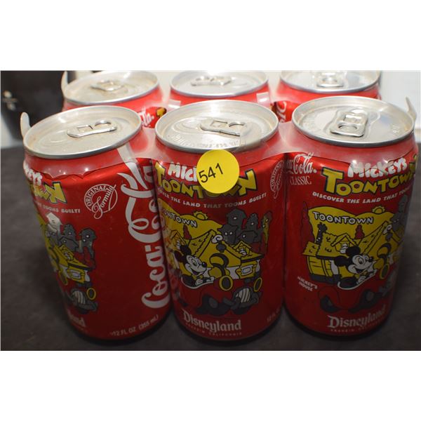 Disneyland Coca Cola cans