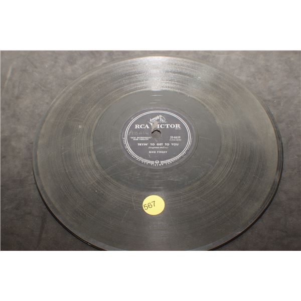 10" 78 RPM Elvis record