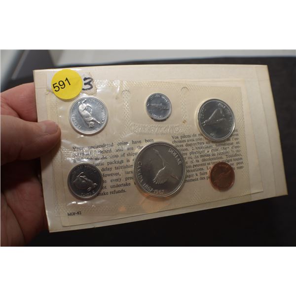 1967 Mint Canada Coin set