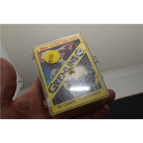 Full set 1984 Gremlins trading cards
