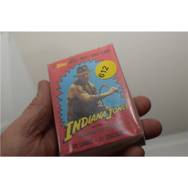 Full set 1984 Indiana Jones trading cards
