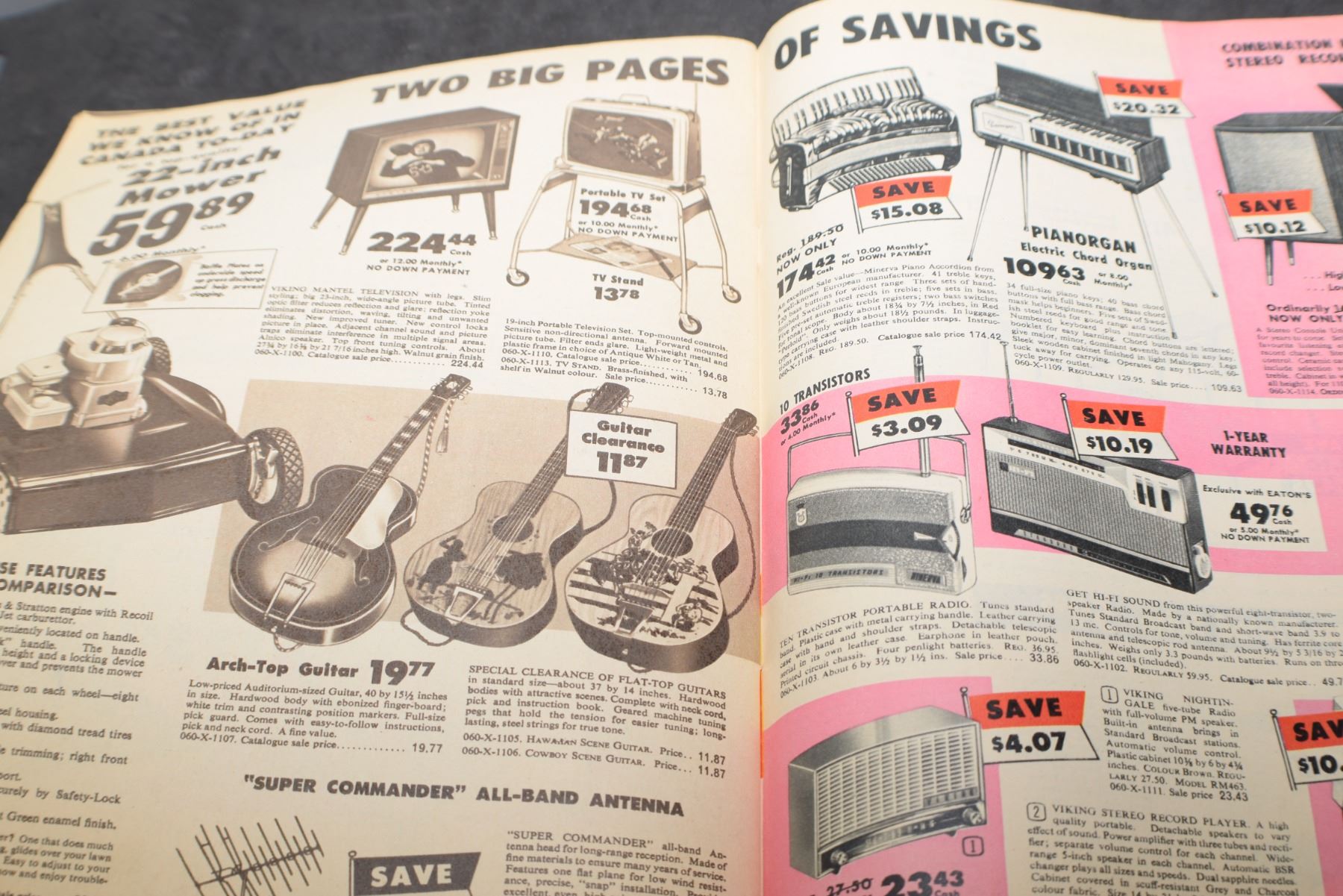 Vintage Army/Navy & Eaton's catalogue