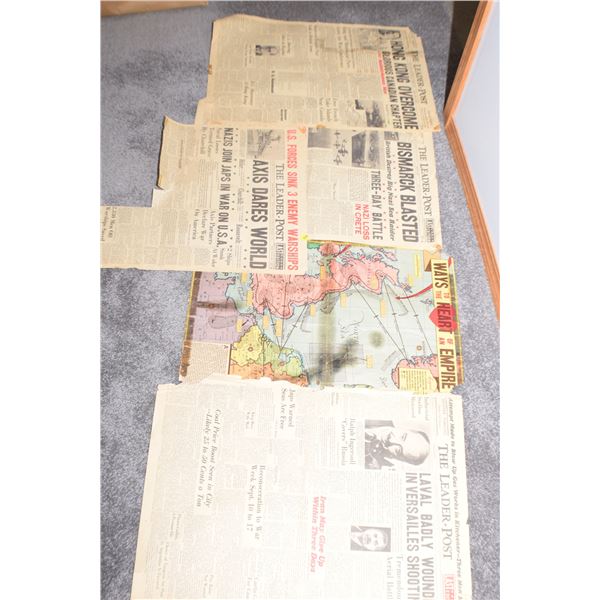 WW II Leader Post Covers