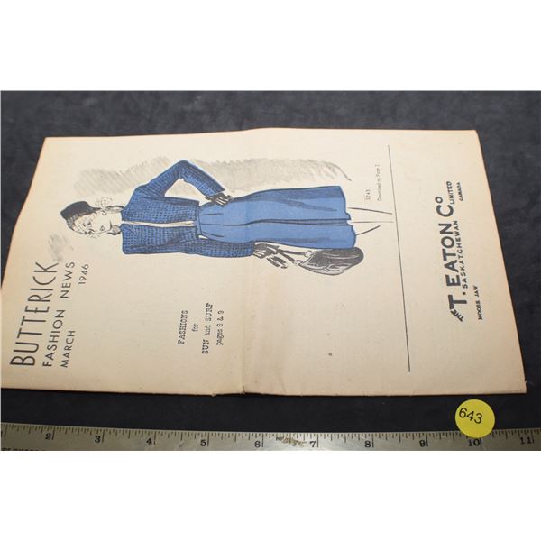 Eaton's Moose Jaw Antique pattern