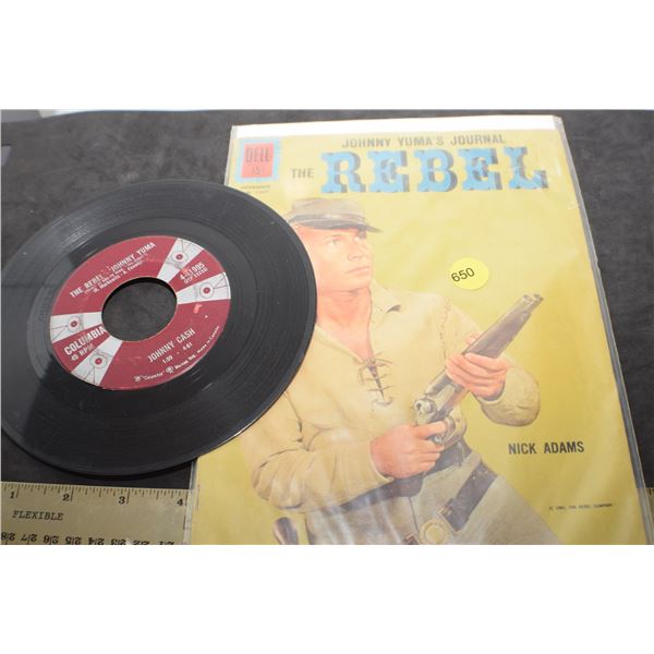 Johnny Yuma's comic & record by Johnny Cash1971 The King and his Court program soft back