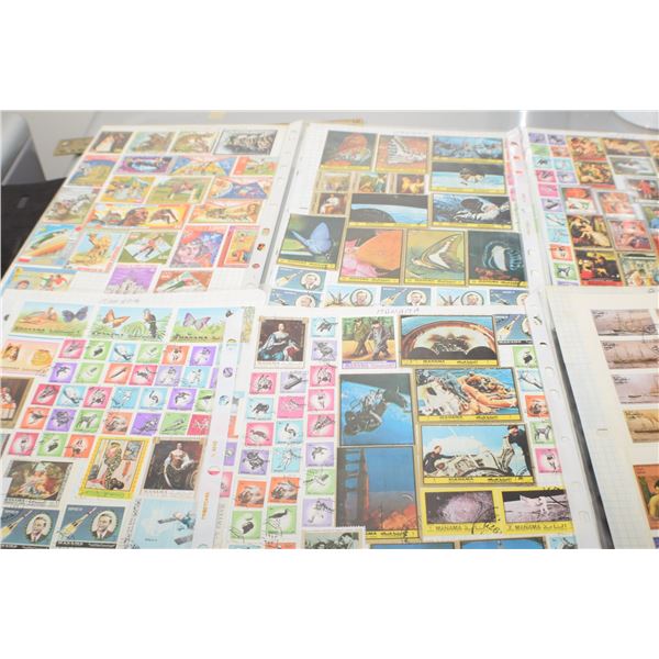 6 Stamp pages (all 2 sided)