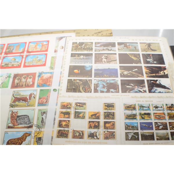 5 Stamp pages (all 2 sided)