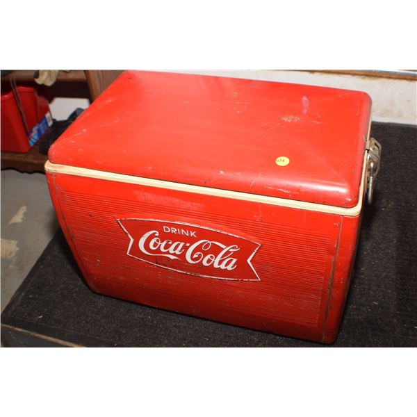 Antique Coca Cola chest (fishtail)