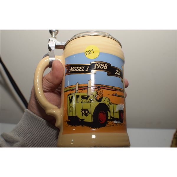 Steiger Tractor Beer Stein