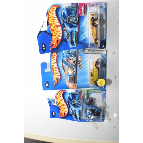 3 NOS Hot Wheels 1 Redline