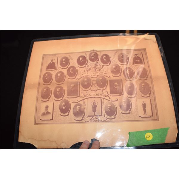 Antique 1906 rare 1st Legislatore picture (needs cropping & framing)