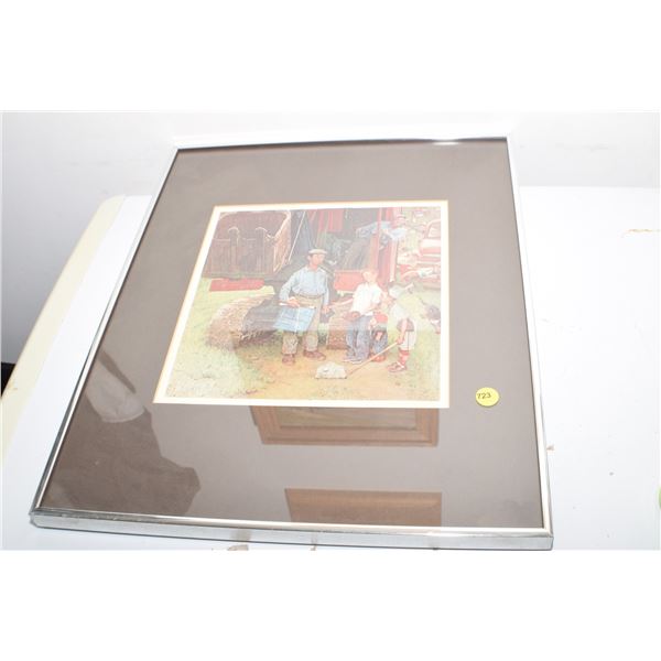 Rockwell framed print 16 X 20