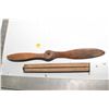 Image 1 : Folding Ruler & Wooden propeller