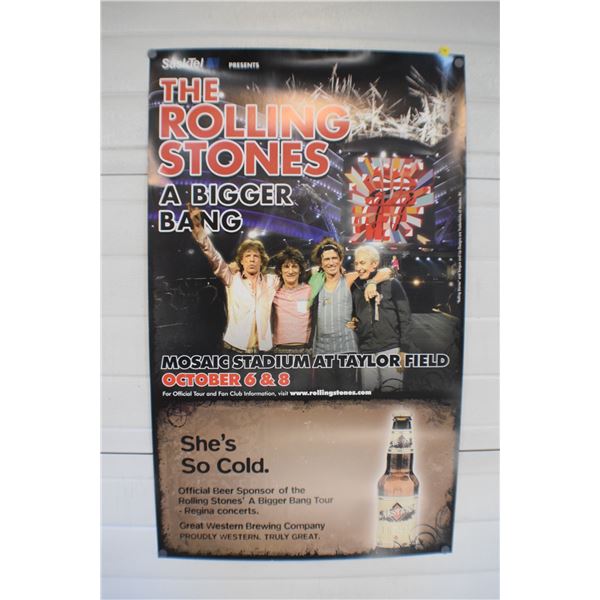 Vintage Rolling Stones poster