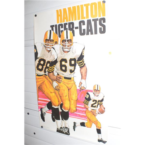 24 X 36" Vintage Hamilton TI-Cats CFL poster