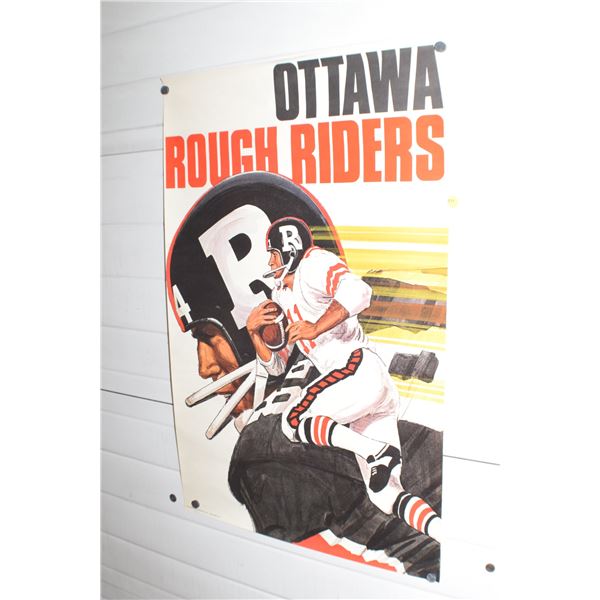 24 X 36" Vintage Ottawa Roughriders CFL poster