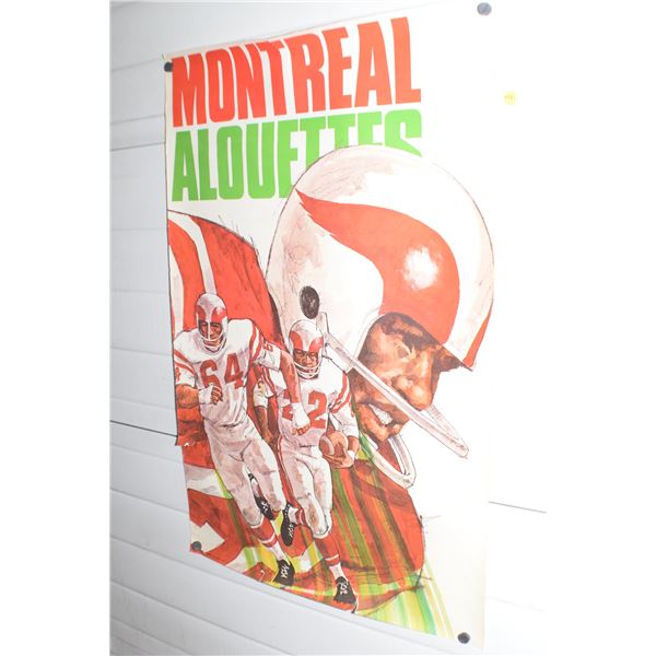 24 X 36" Vintage Montreal Alouettes CFL poster