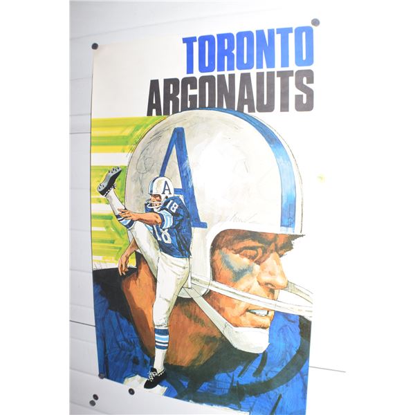 24 X 36" Vintage Toronto Argonauts CFL poster