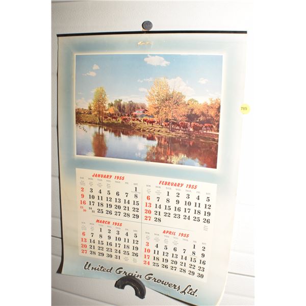1955 U.G.G. calendar