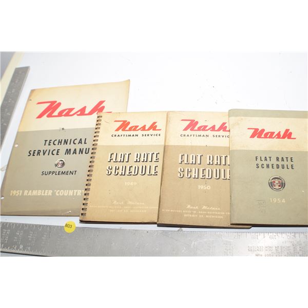 1940's Nash manuals