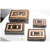 Image 1 : Nesting Antique Cash boxes & keys