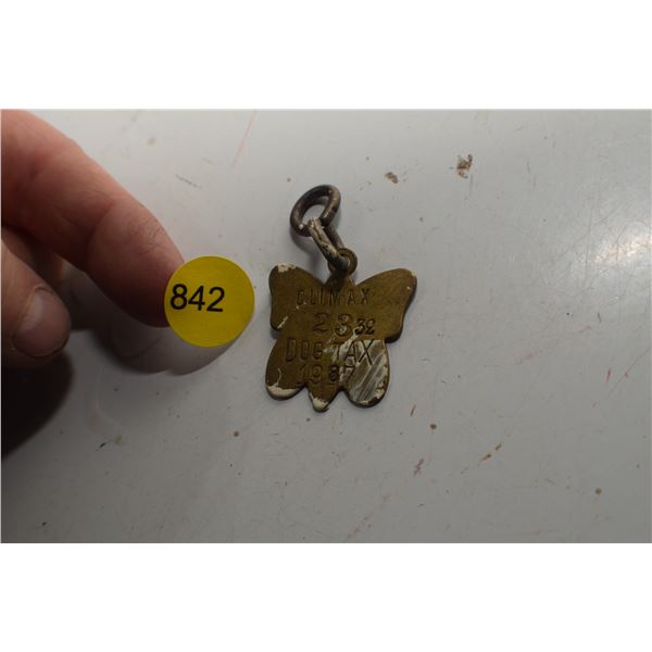 1927 Climax Sask Doc License