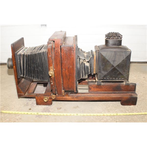 Antique Glass plate projector