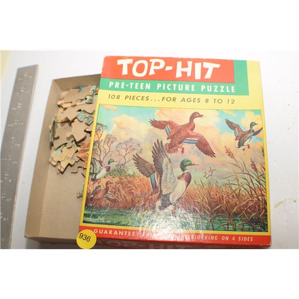 Greenhead Duck Vintage puzzle