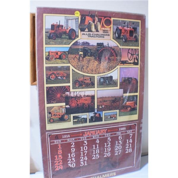1984 Allis Chalmers poster