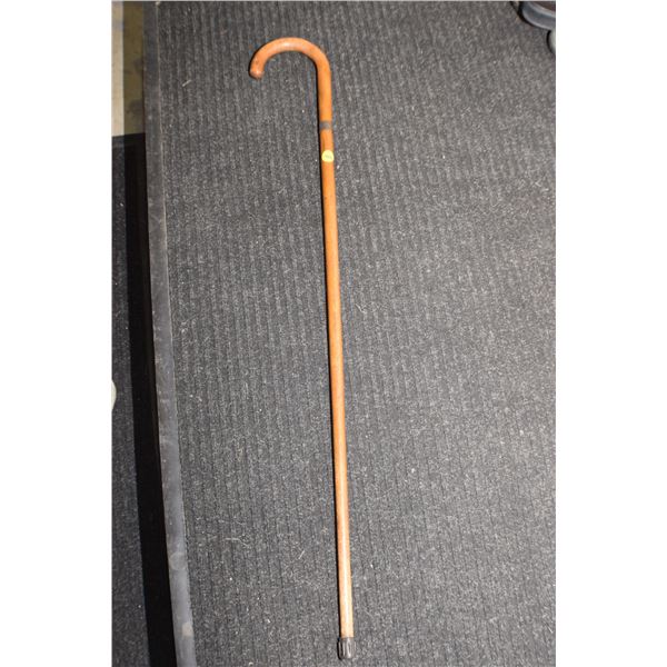 Antique cane (sterling band)