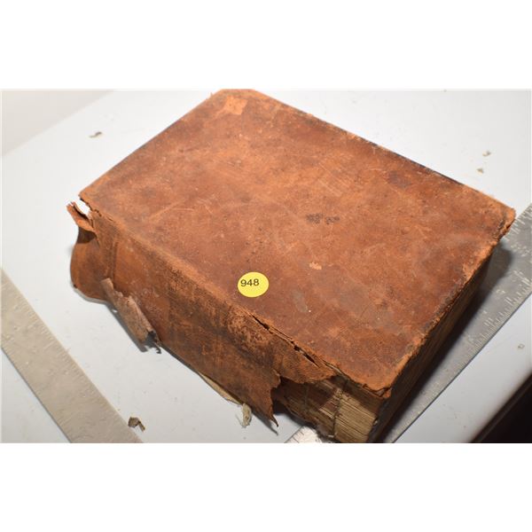 Antique 1800's Veterinary guide (poor cover) 1138 pages