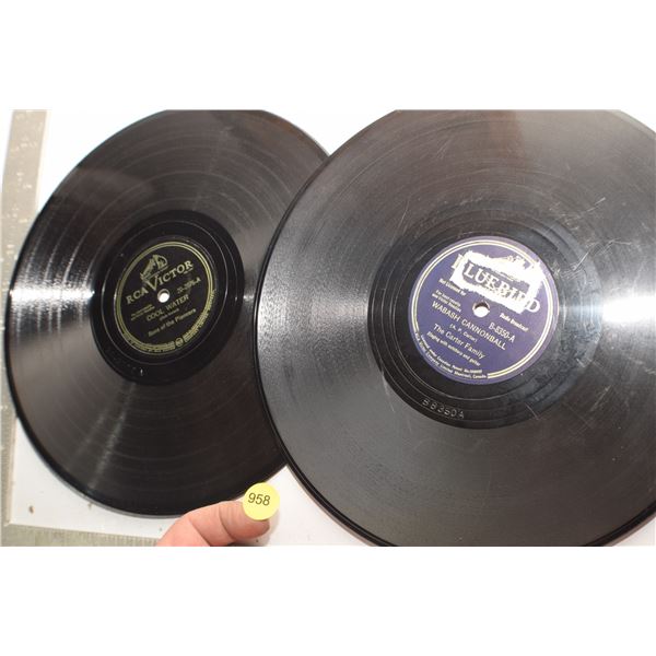 Carter family & Songs of Pioneer 78 RPM