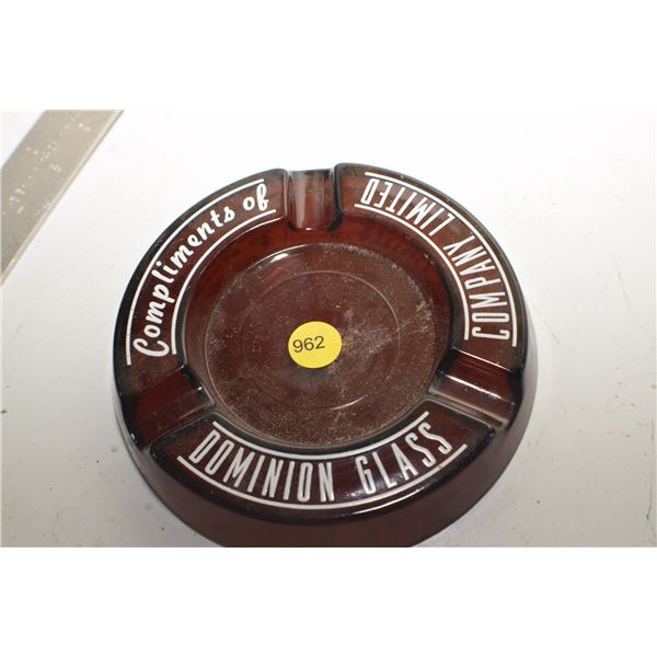 Dominion Glass Ashtray #1